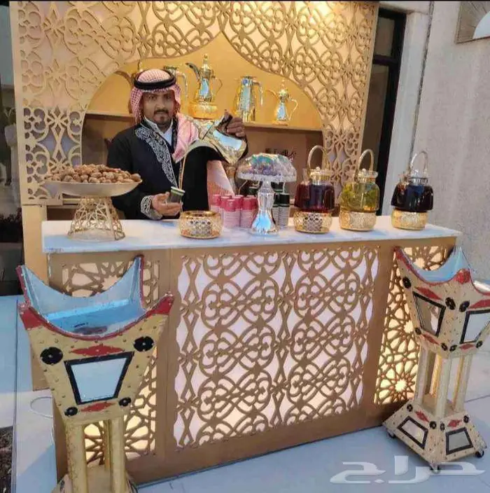 قهوجي وصبابين كراسي وطاولات زل خيم 12