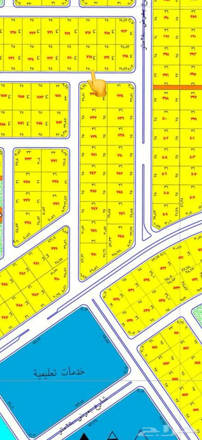 ارضي للبيع في مخططات طيبه الفرعيه حي الندى 3