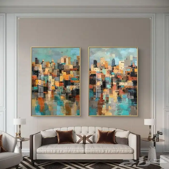 لوحات جدارية لوحات فنية 9