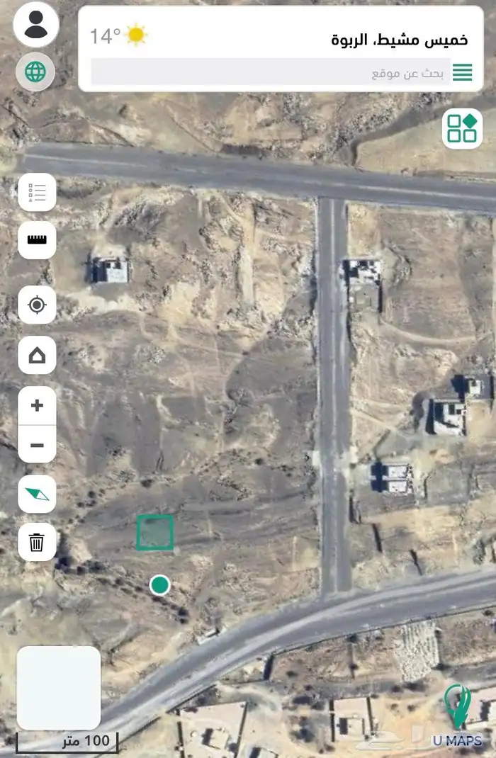 للبيع ارض مساحه 450 م2 مخطط الربوه شمال الخميس 260 الف 6