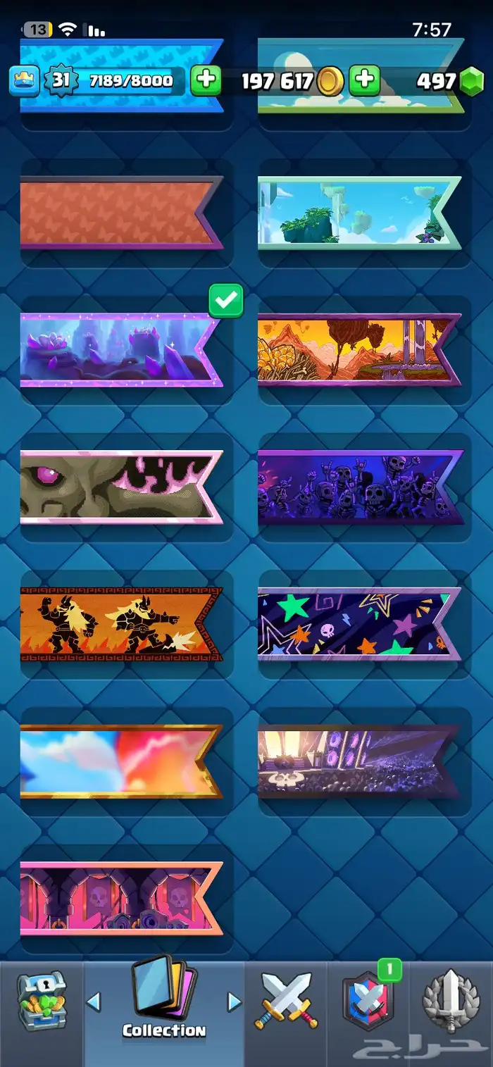 حساب كلاش رويال للبيع الساحه 18 3