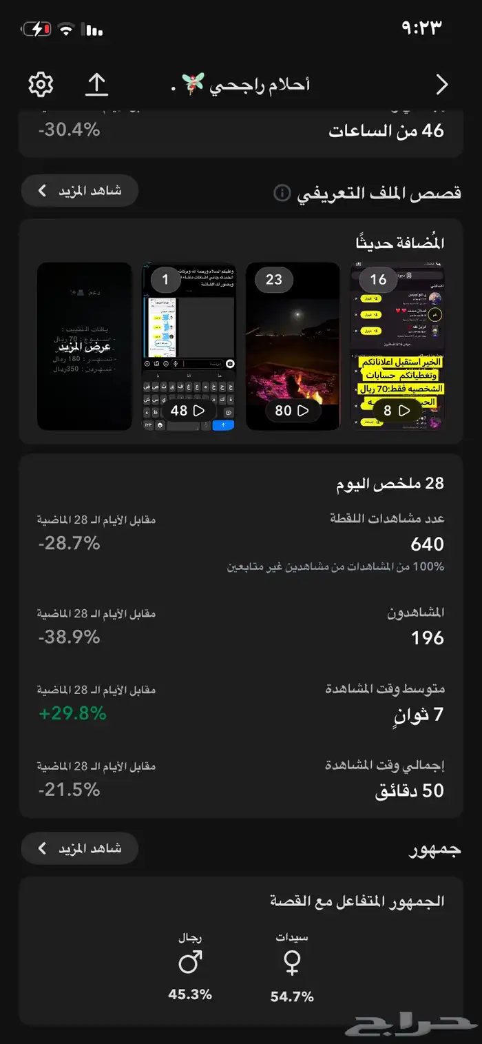 للبيع سناب شات 6
