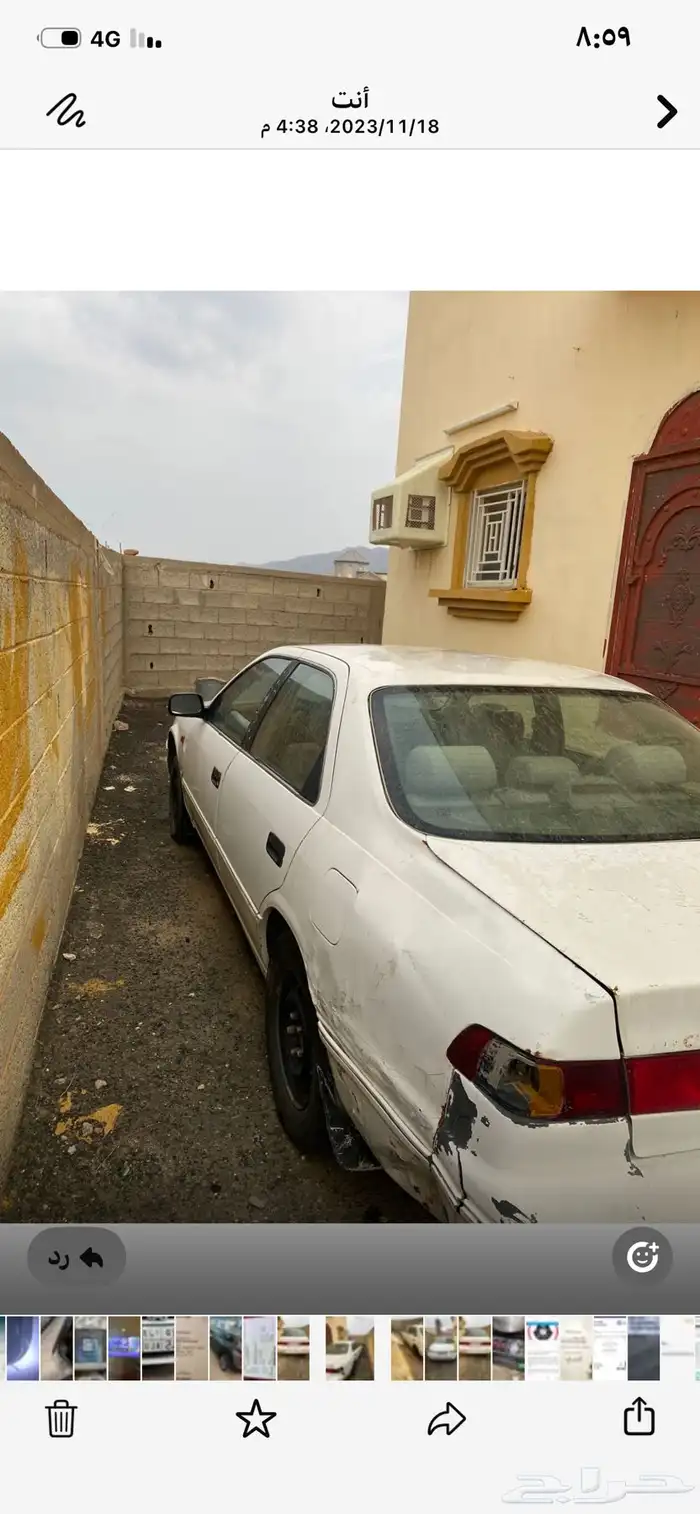 للبيع كامري تشليح 2001الموقع خميس البحر 1