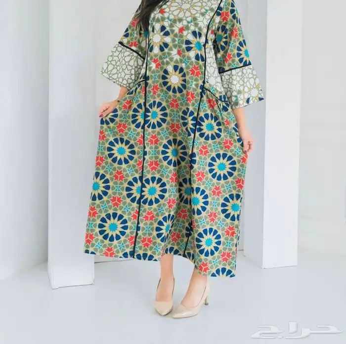 جلابيات قطن وكتان طبيعي 10