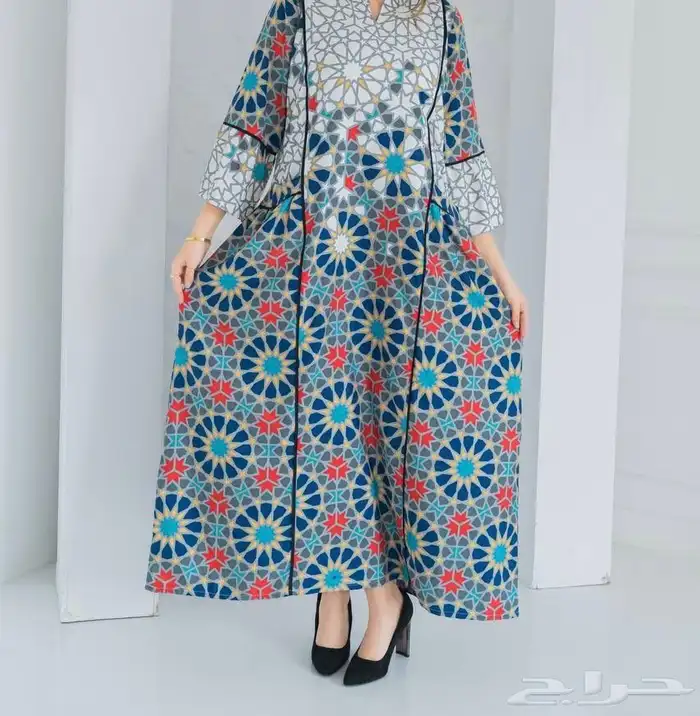 جلابيات قطن وكتان طبيعي 9