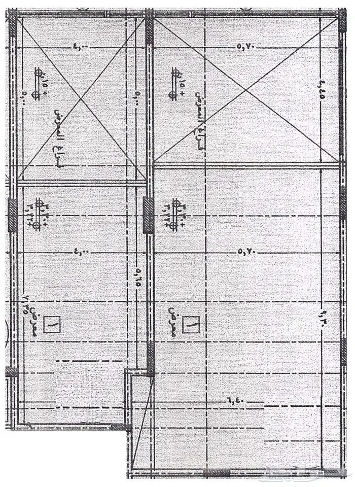 2 معارض مع ميزان للايجار تقاطع ش عبدالرحمن السديرى مع صارى 7