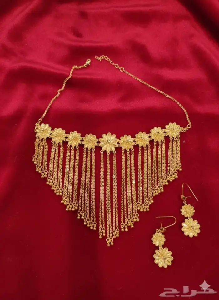 اطقم بديل ذهب مزنط وبناجر ضمان سنه بسعر مخفض 1