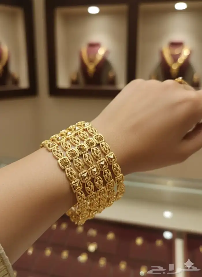 اطقم بديل ذهب مزنط وبناجر ضمان سنه بسعر مخفض 3