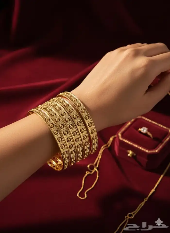 اطقم بديل ذهب مزنط وبناجر ضمان سنه بسعر مخفض 8