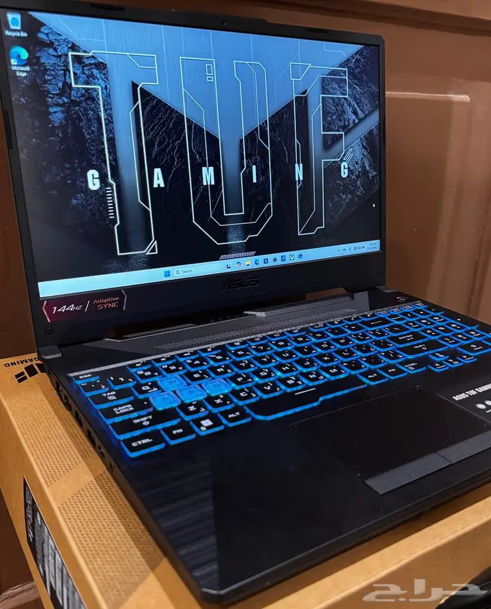 Laptop asus tuf A15 استعمال عشر ايام فقط مع كرتون وضمان جرير 2