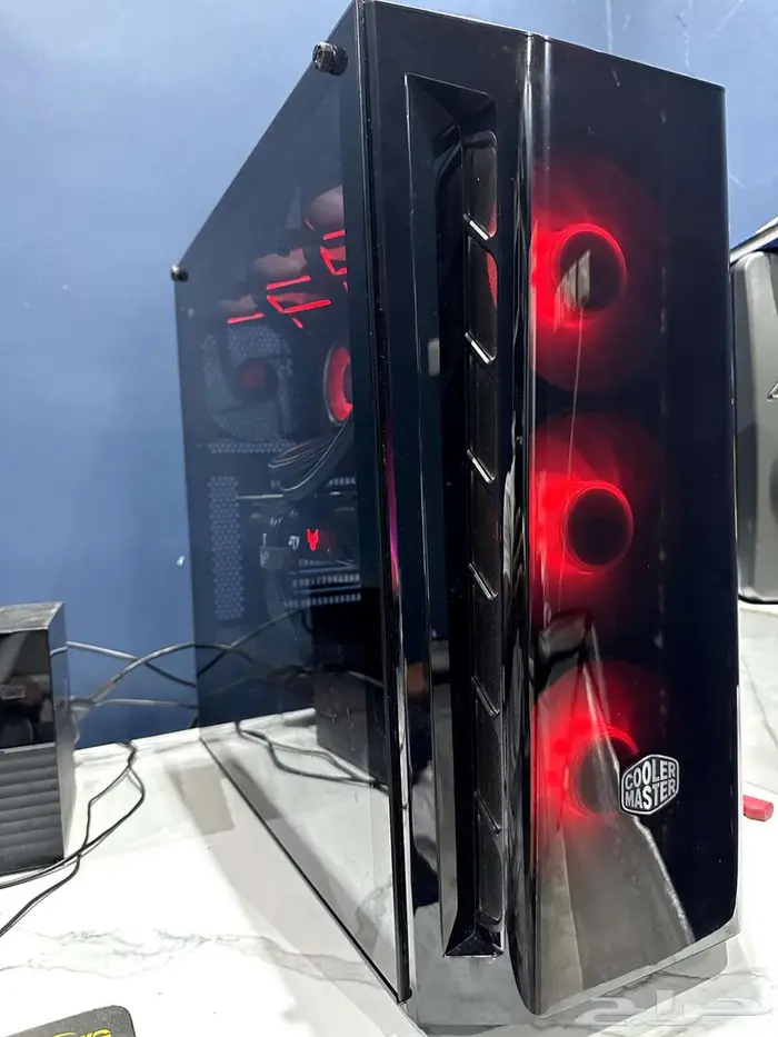 كمبيوتر مكتبي احترافي للألعاب والمونتاج بالكامل مع الملحقات 1