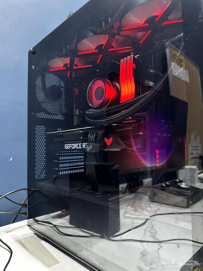 كمبيوتر مكتبي احترافي للألعاب والمونتاج بالكامل مع الملحقات 2