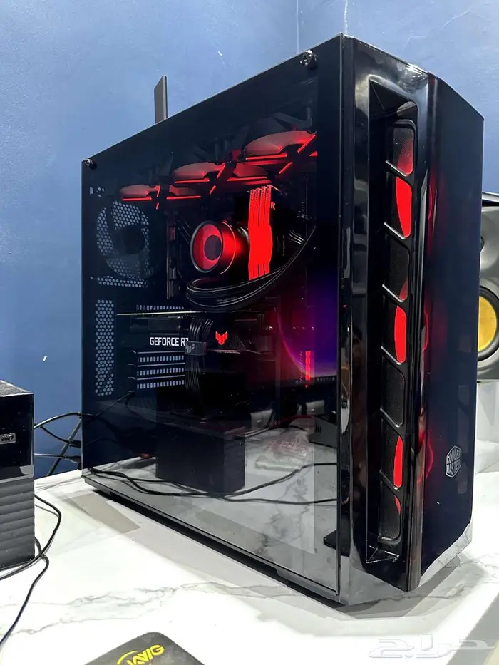 كمبيوتر مكتبي احترافي للألعاب والمونتاج بالكامل مع الملحقات 3