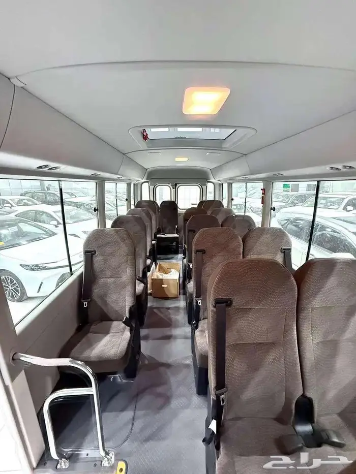 باص كوستر. 2025 ديزل. 4سلندر عروض. للمؤسسة والشركات 10