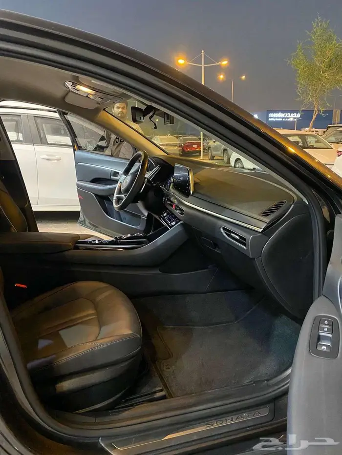 هيونداي سوناتا 2021 مستورد بنزين شاشة كاميرا نقاط عمياء 8