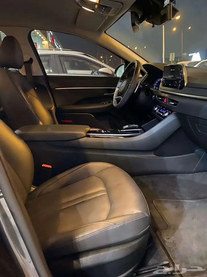 هيونداي سوناتا 2021 مستورد بنزين شاشة كاميرا نقاط عمياء 16