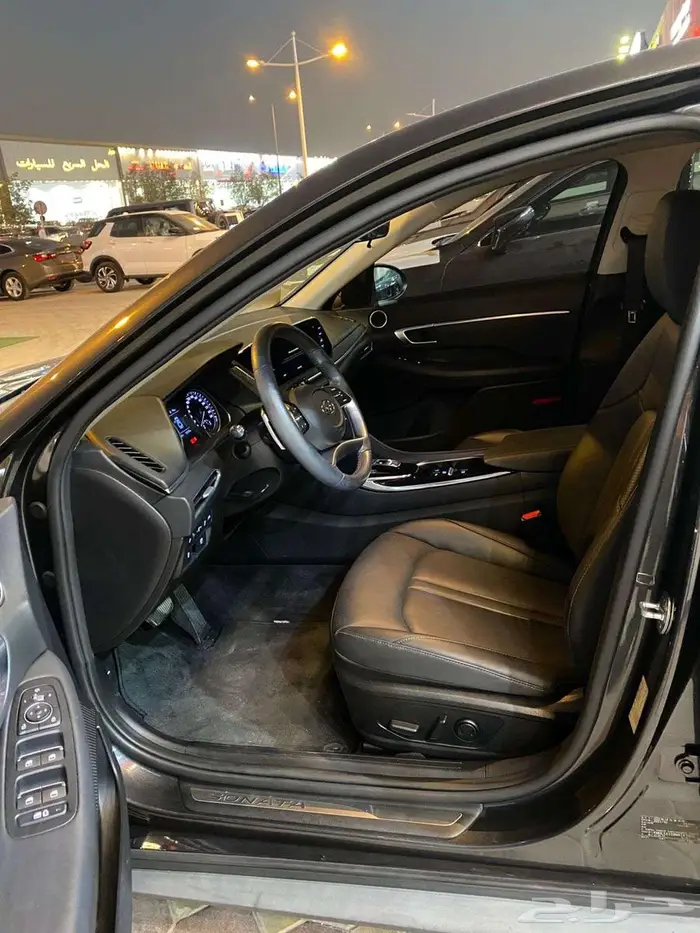 هيونداي سوناتا 2021 مستورد بنزين شاشة كاميرا نقاط عمياء 6