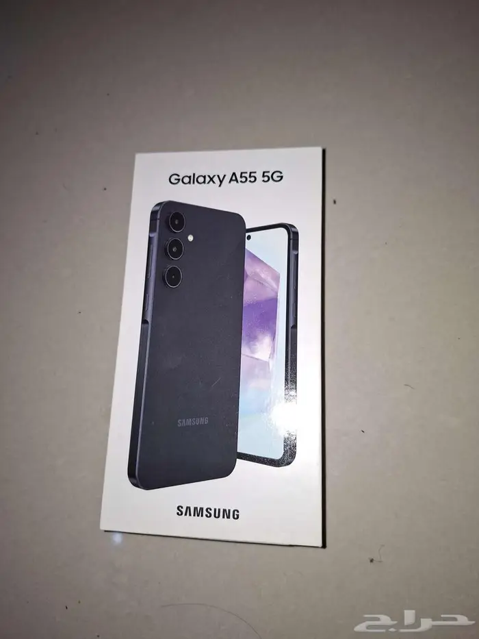 جوال سامسونج A55 نظيف جدا 5G 128GM 6