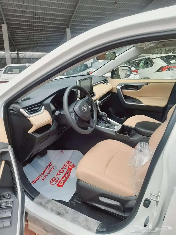 تويوتا راف فور ال اي هايبرد ابيض 2024 10