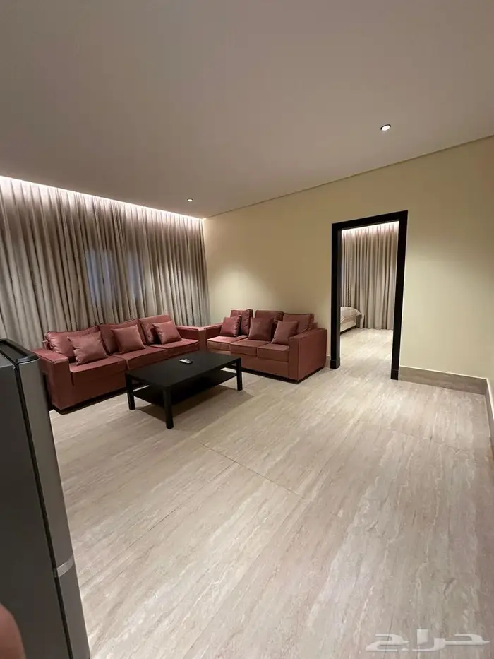 شقة للايجار بحي الندوة غرفة وصالة 1