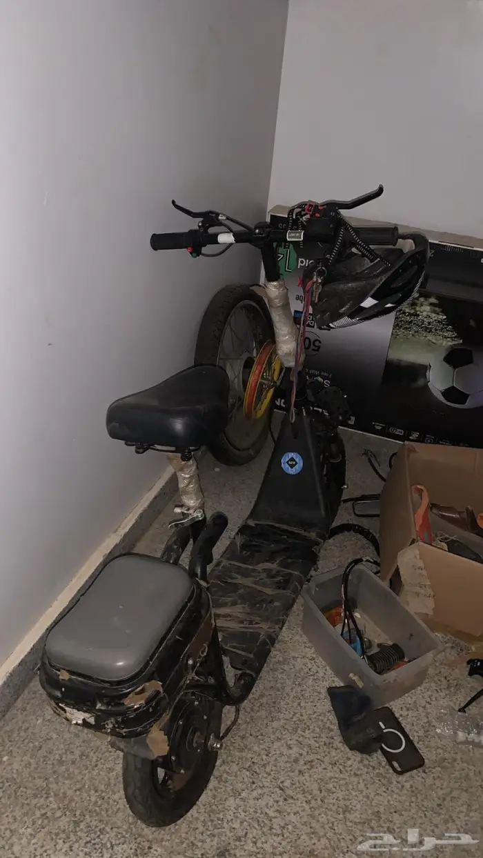 سكوتر ابو سله شبه الجديد له شهر معي ويرجى عدم بخص 0