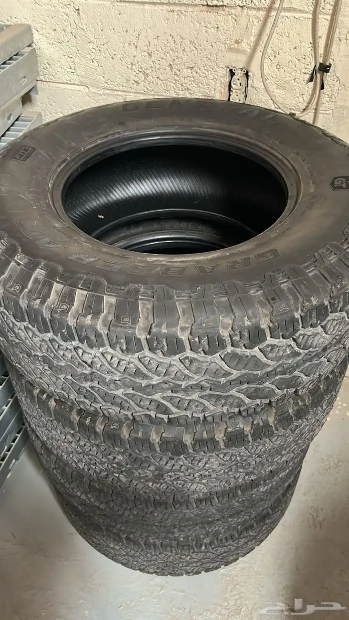 كفرات جنرال امريكي مقاس 285 70 17 0