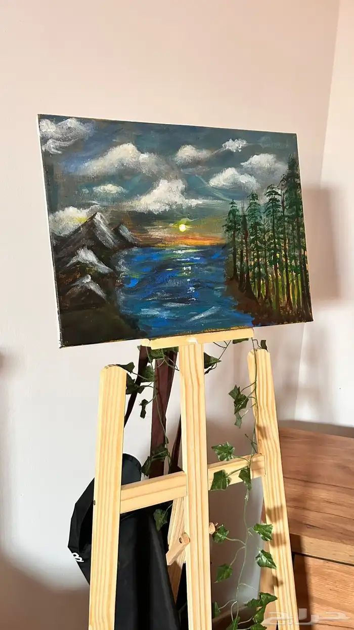 لوحه فنيه (همس الغروب ) 0