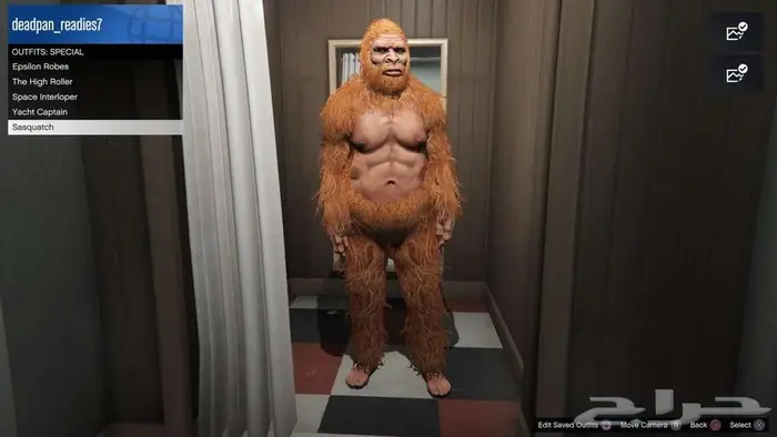 حساب قراند مهكر GTA 5 سيارت وملابس على PS4 3