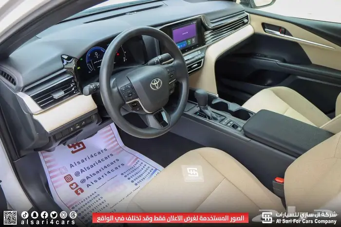 تويوتا كامري E هايبرد 2025 اقساط بنوك وشركات 23