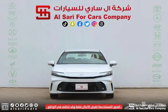 تويوتا كامري E هايبرد 2025 اقساط بنوك وشركات 0