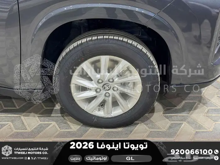 اينوفا ستاندر رمادي بنزين 2026 كاش و تقسيط بنوك 21