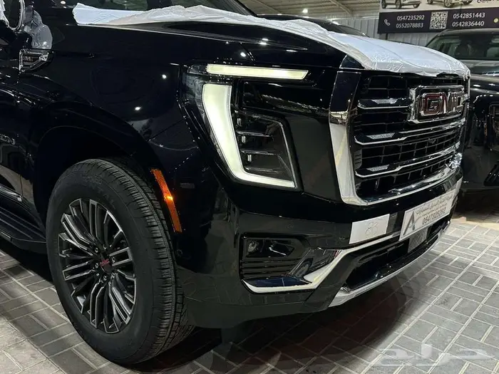 جمس يوكون 2025 اسود بدون دبل خليجي YUKON 4