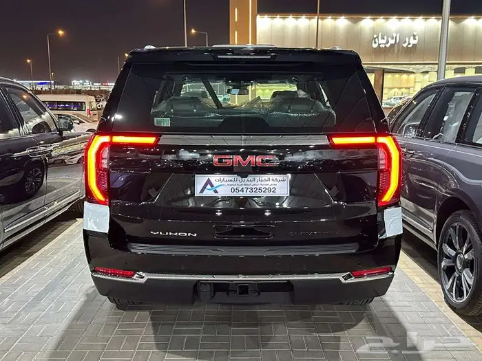 جمس يوكون 2025 اسود بدون دبل خليجي YUKON 5