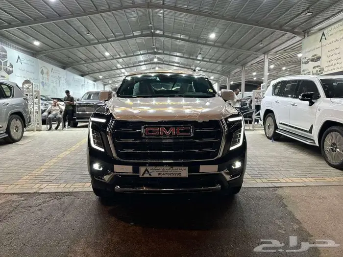 جمس يوكون 2025 اسود بدون دبل خليجي YUKON 1