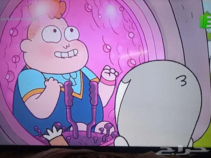 للبيع شاشه 55 كلاس LED يوجد خط خفيف عادي لست سمارت 3