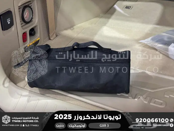لاندكروزر جي اكس ار رقم 3 أبيض بنزين 2025 كاش وتقسيط بنوك 38