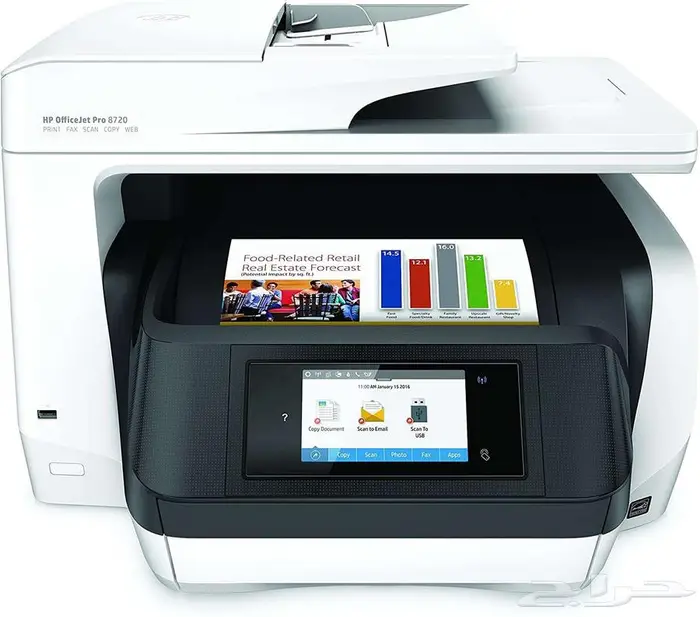 طابعة اتش بي HP OfficeJetPro 8720 0