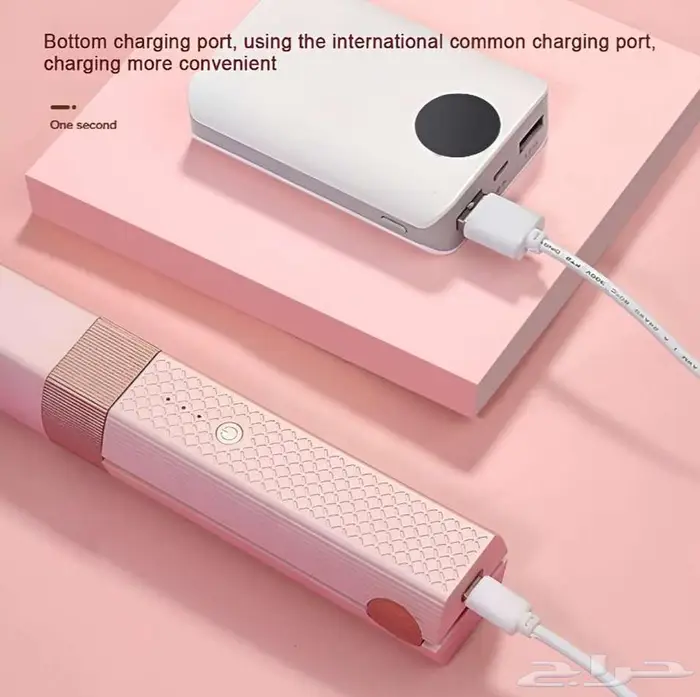 مكواة شعر لاسلكية صغيرة 1