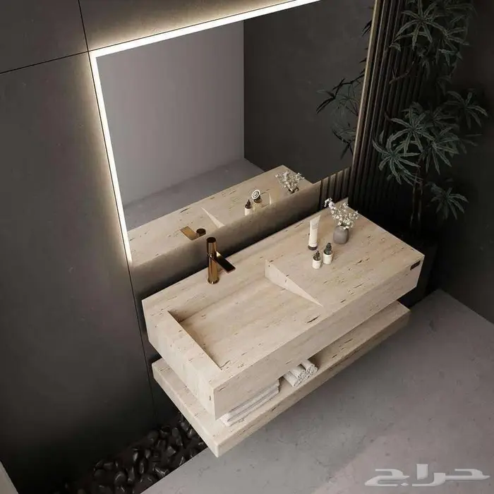 مغاسل بورسلين جاهزة صناعة سعودية وتفصيل مغاسل رخام بورسلين 5