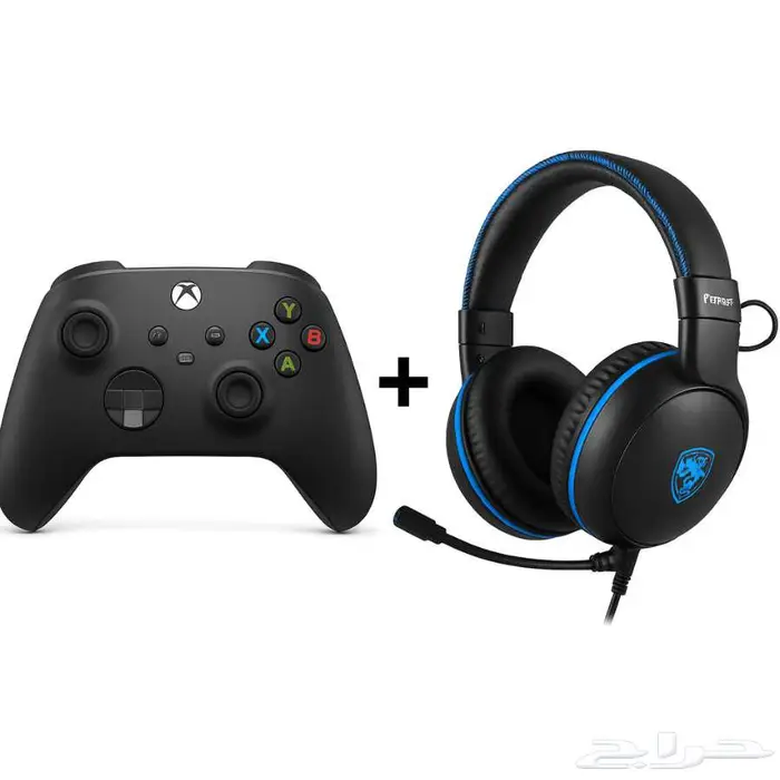 باقة القيمرز سماعة رأس سلكية سيدس   يد تحكم Xbox اللاسلكية 0