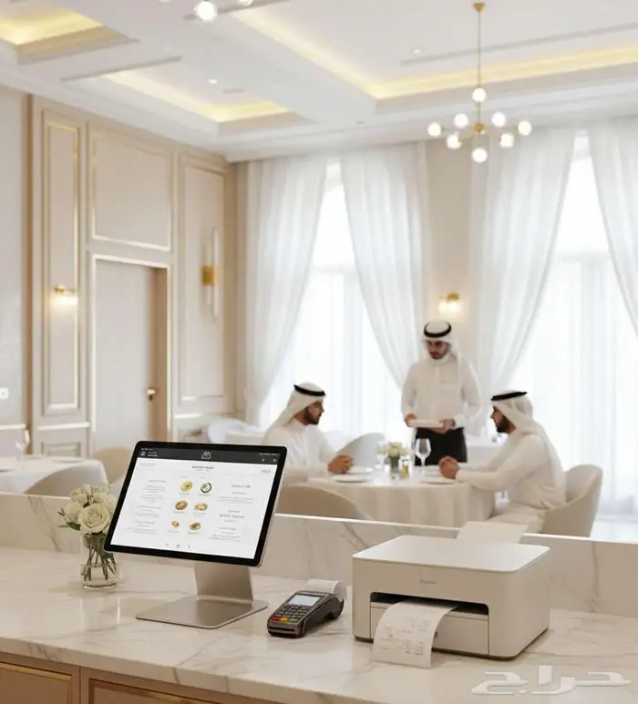 جهاز كاشير كامل للمطاعم والكافيهات 0