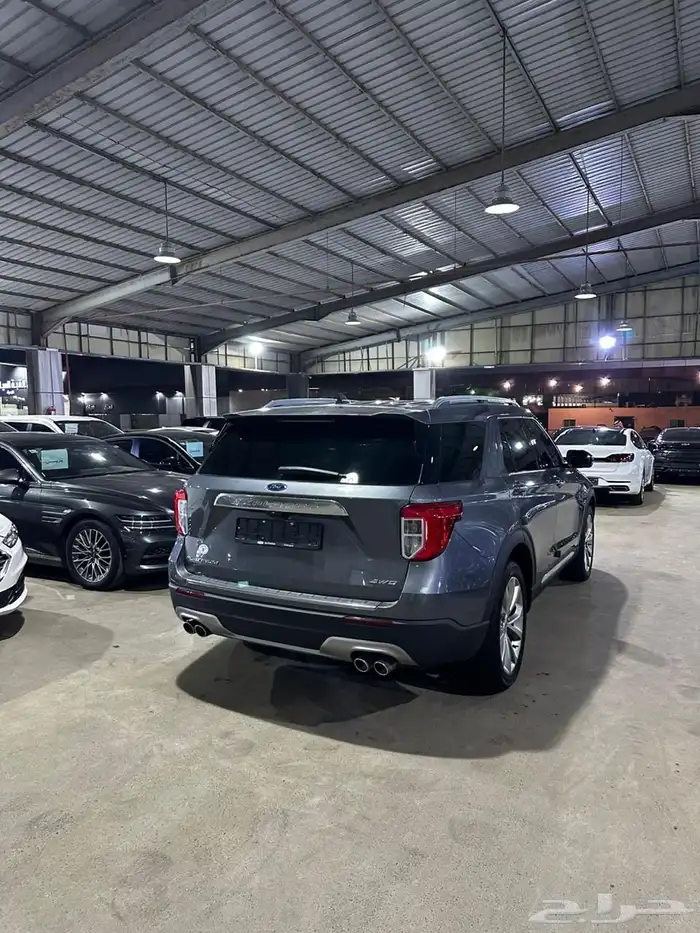 فورد اكسبلور رصاصى 2021 بنزين بطاقة جمركية وارد كوريا 5