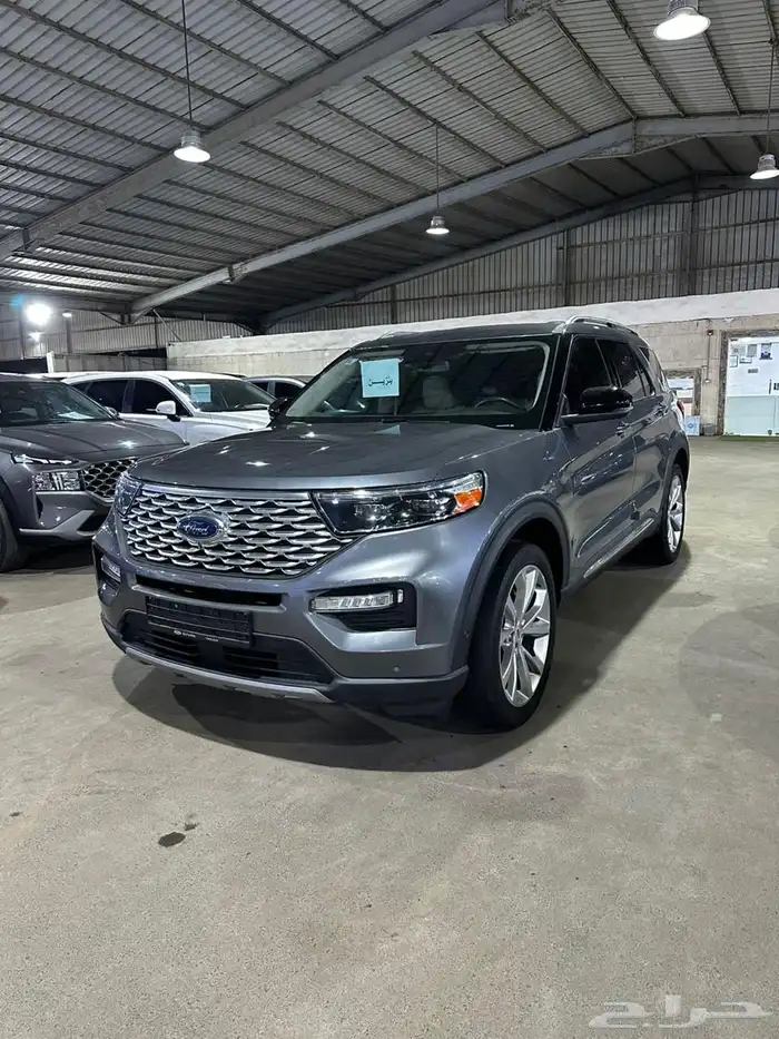 فورد اكسبلور رصاصى 2021 بنزين بطاقة جمركية وارد كوريا 2