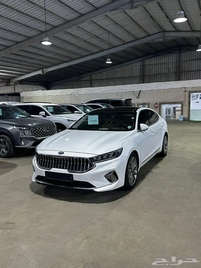 كيا كادينزا ابيض 2021 بنزين بطاقة جمركية وارد كوريا 2