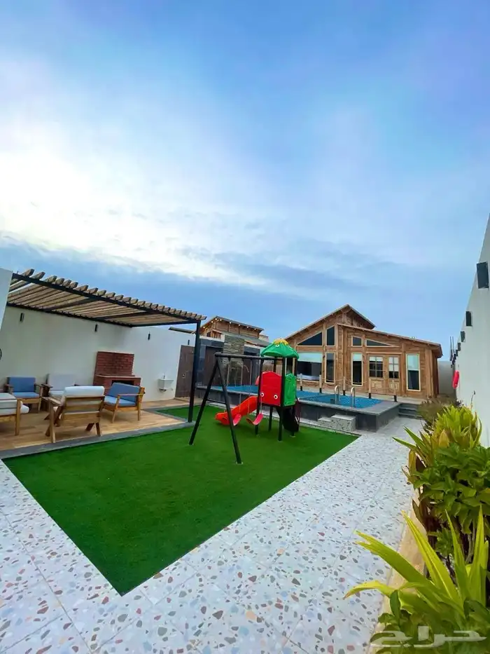 شاليهات بسخان للإيجار في جدة كوخ شاليه صغير فندقي بجاكوزي 10