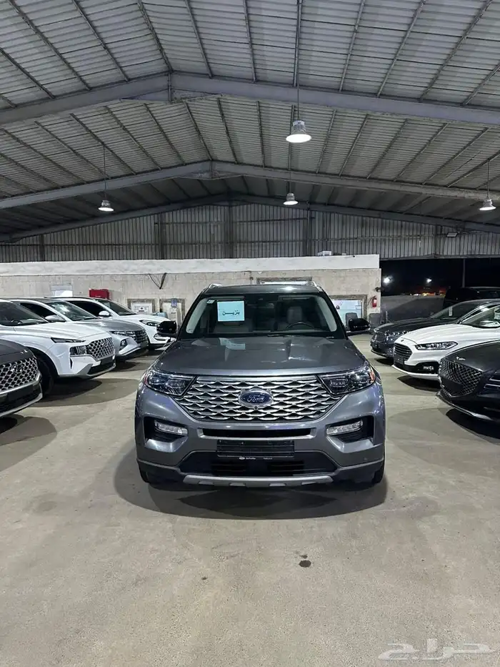 فورد اكسبلور رصاصى 2021 بنزين بطاقة جمركية وارد كوريا 1