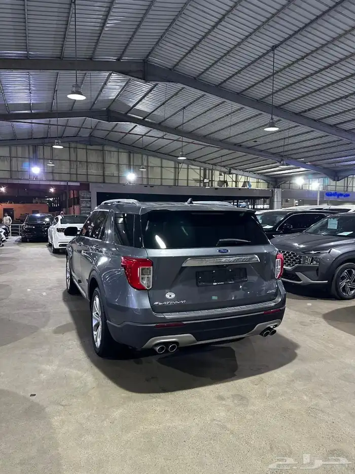 فورد اكسبلور رصاصى 2021 بنزين بطاقة جمركية وارد كوريا 4