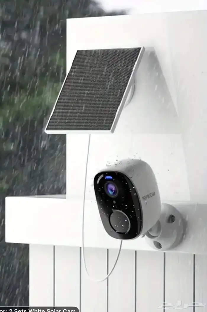 كاميره مراقبة أمنية بالطاقه الشمسيه ما تحتاج تمديد أسلاك 1
