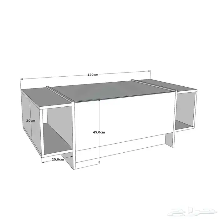 طقم طاولات مودرن اسود رخامي مع ذهبي 8