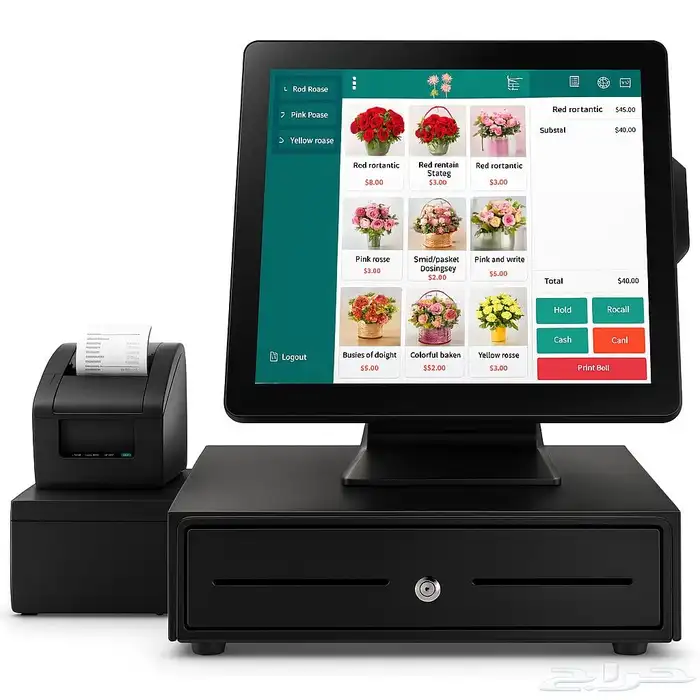 جهاز كاشير لمس لمحل ورد 0